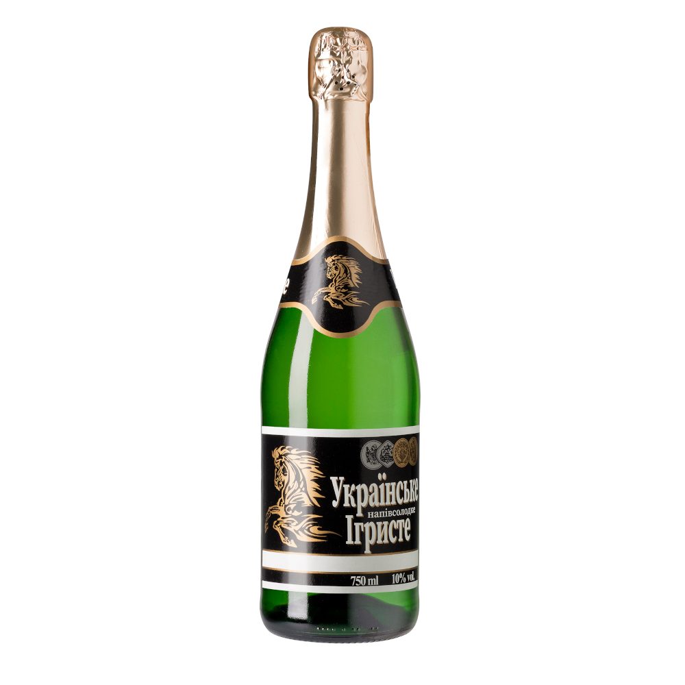 Wino Musujące Ukraińskoje Igristoje 10% białe półsłodkie 750 ml