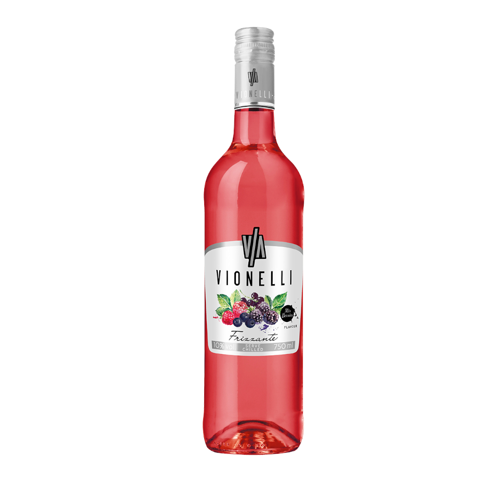 Wino Musujące Vionelli Frizante Mix 10% czerwone słodkie 750 ml
