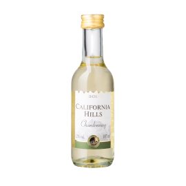 Wino California Hills Chardonnay 12% białe półwytrawne 187 ml