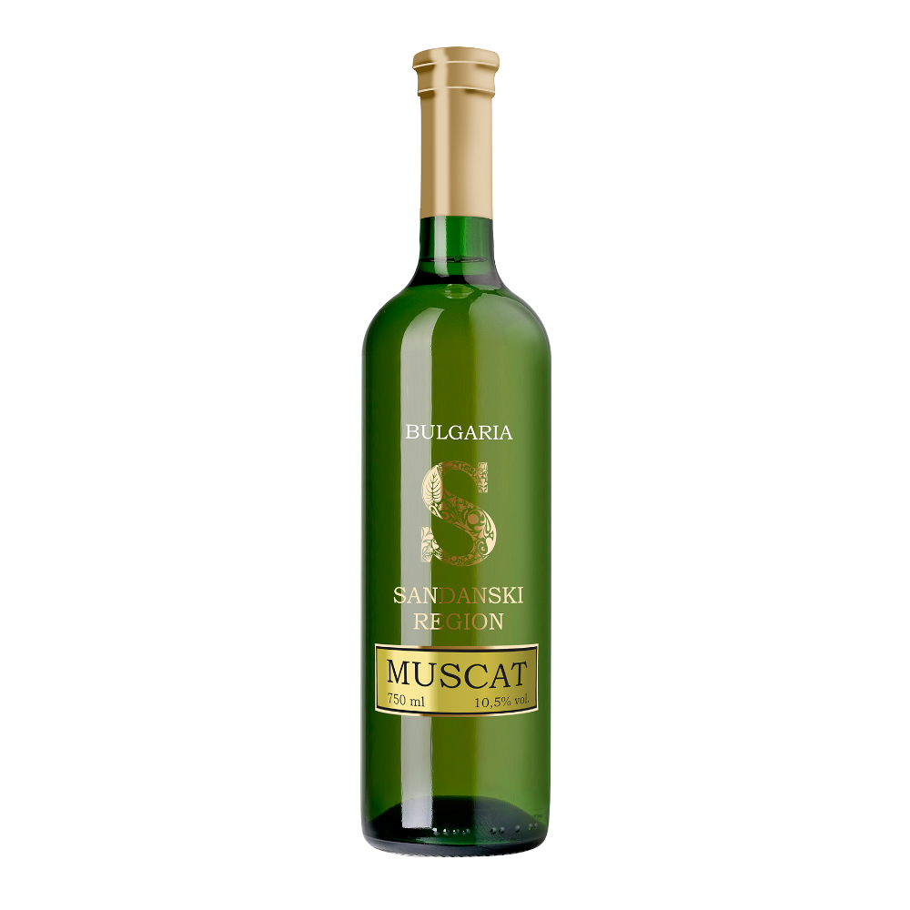 Wino S Line Muscat 10,5% białe półwytrawne 750 ml