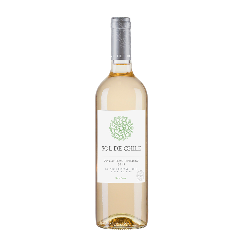 Wino Sol De Chile Blend Sauvignon Blanc Chardonnay 13% białe półsłodkie 750 ml