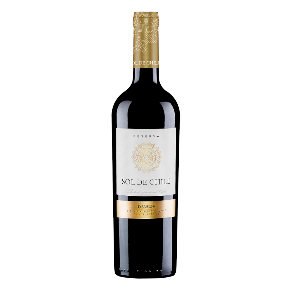 Wino Sol De Chile Reserva Syrah 13,5% czerwone wytrawne 750 ml