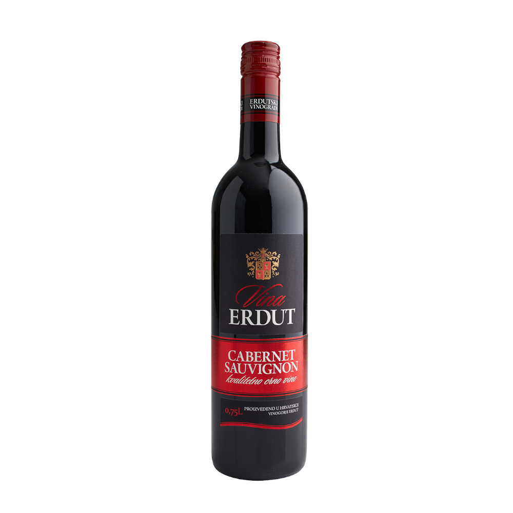 Wino Erdut Cabernet Sauvignon 12,5% czerwone wytrawne 750 ml