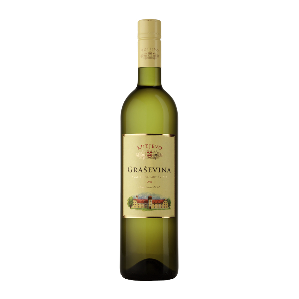 Wino Kutjevo Grasevina 12% białe wytrawne 750 ml