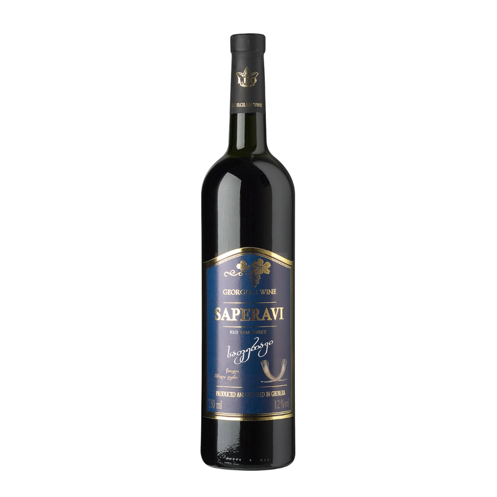 Wino Leo Saperavi 12% czerwone półsłodkie 750 ml