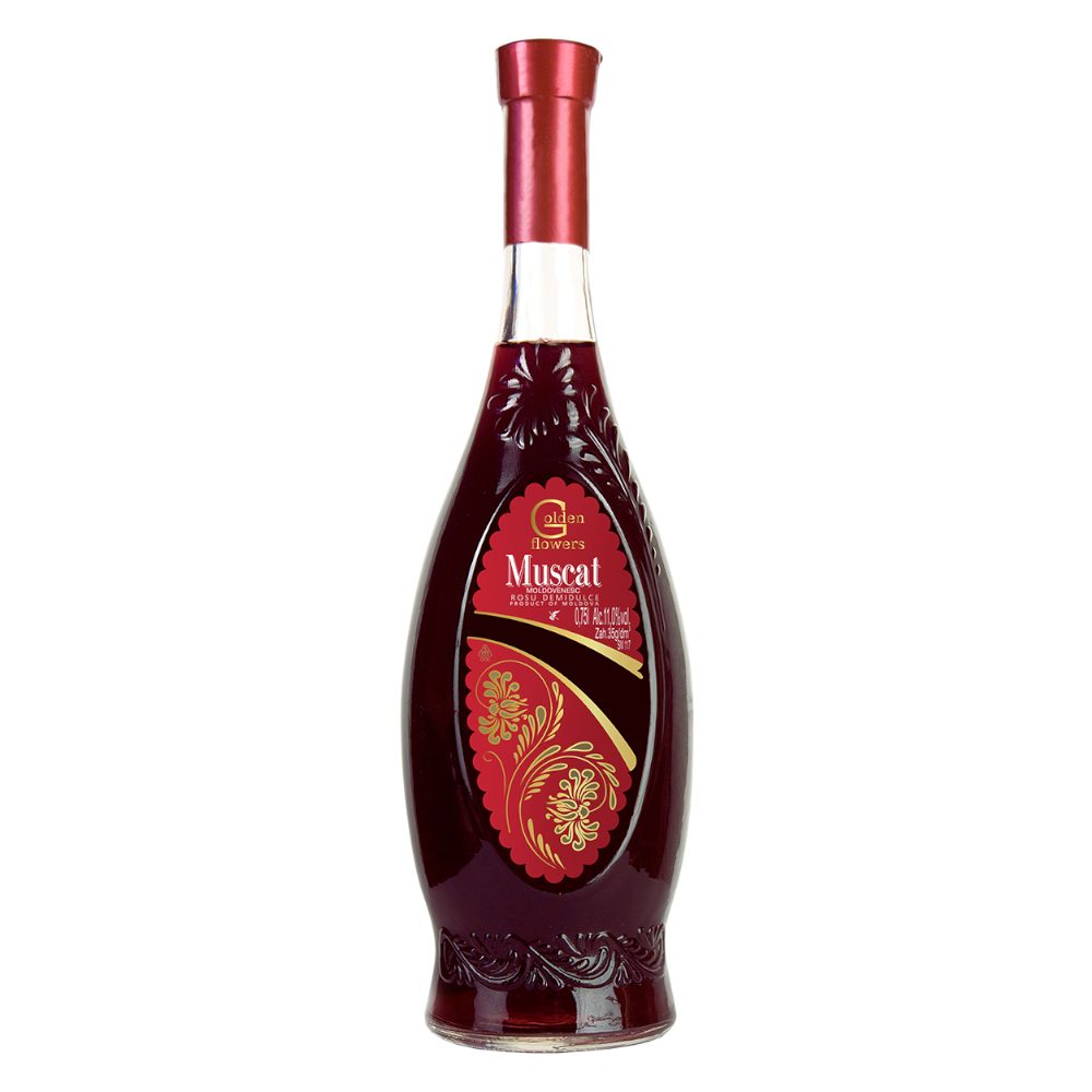 Wino Aurvin Muscat 11% czerwone półsłodkie 750 ml