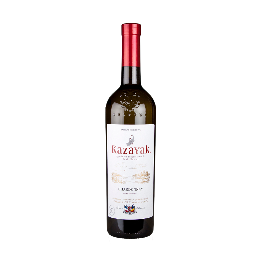 Wino Kazayak Chardonnay 13% białe wytrawne 750 ml