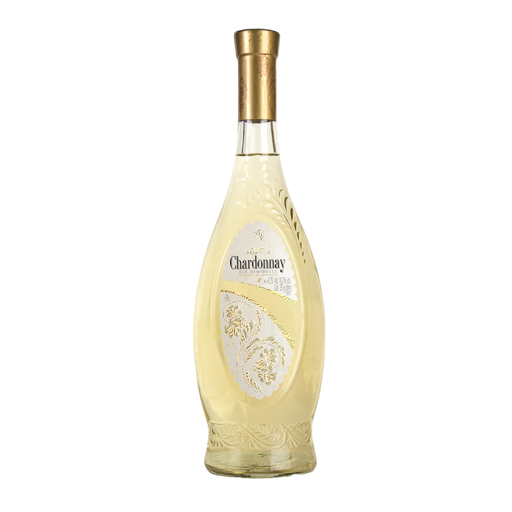 Wino Aurvin Chardonnay 10,5% białe półsłodkie 750 ml
