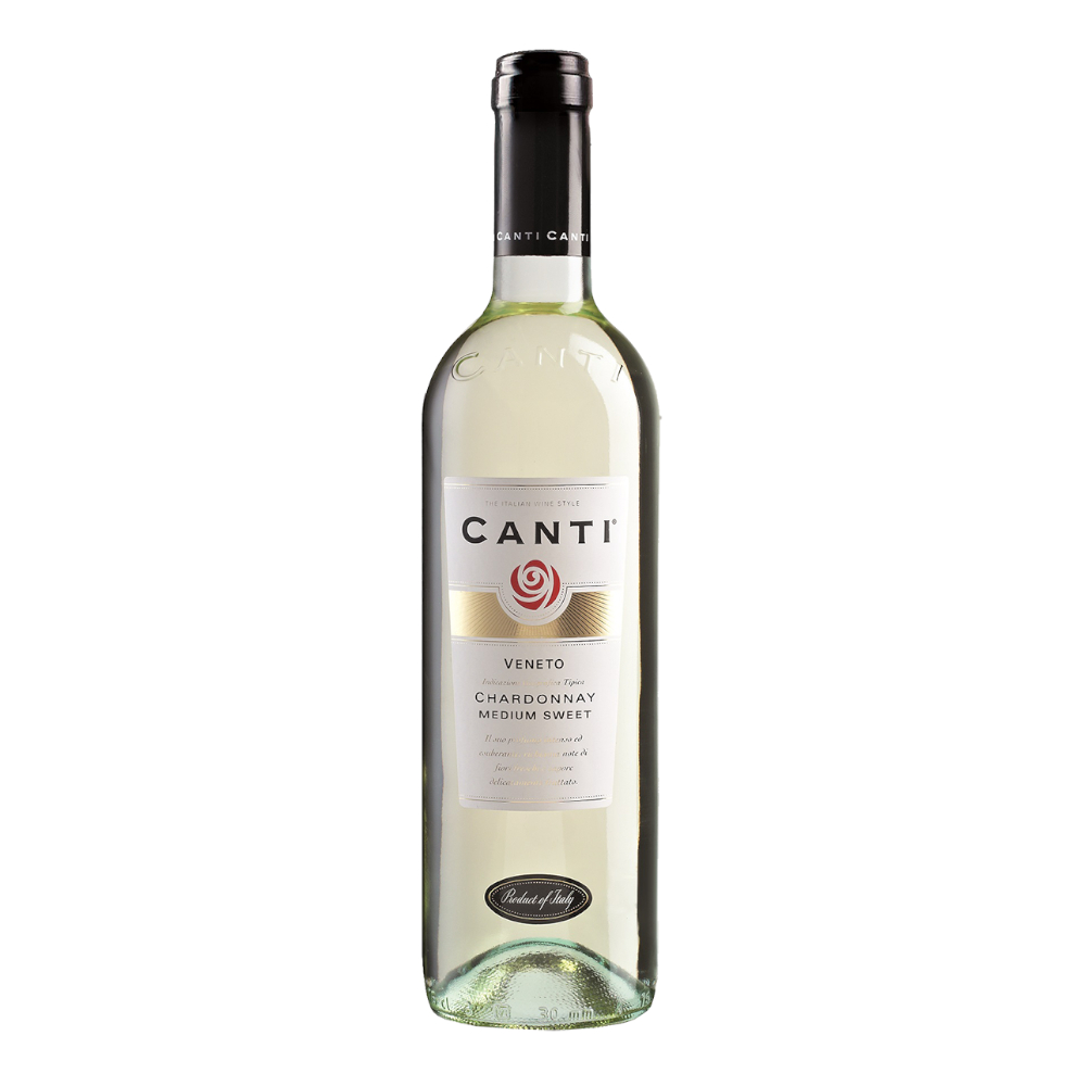 Wino Canti Veneto Chardonnay 11,5% białe półsłodkie 750 ml