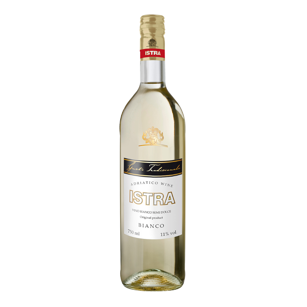 Wino Istra 11% białe półsłodkie 750 ml