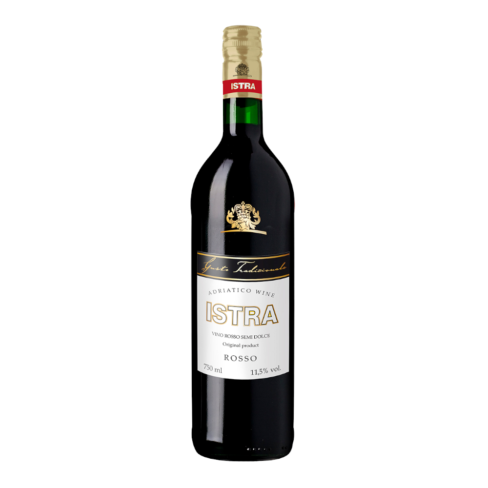 Wino Istra Adriatico Rosso 11,5% czerwone półsłodkie 750 ml