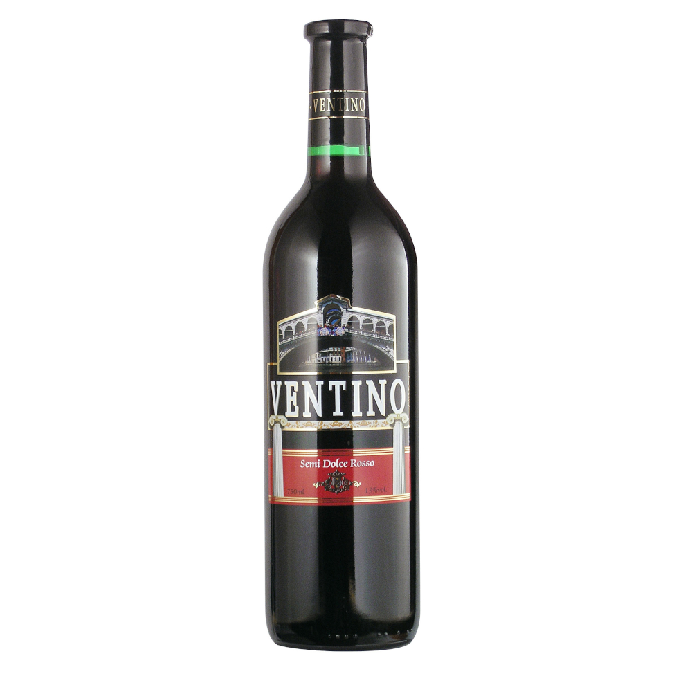 Wino Ventino 13% czerwone półsłodkie 750 ml