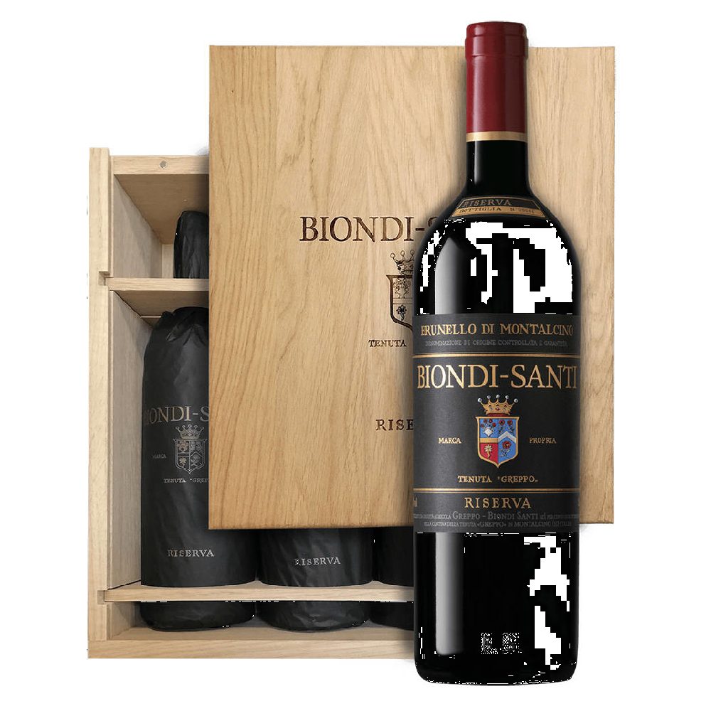 Wino Biondi-Santi Riserva Vertical Collection 1998, 2008, 2016 14,5% czerwone wytrawne 750 ml