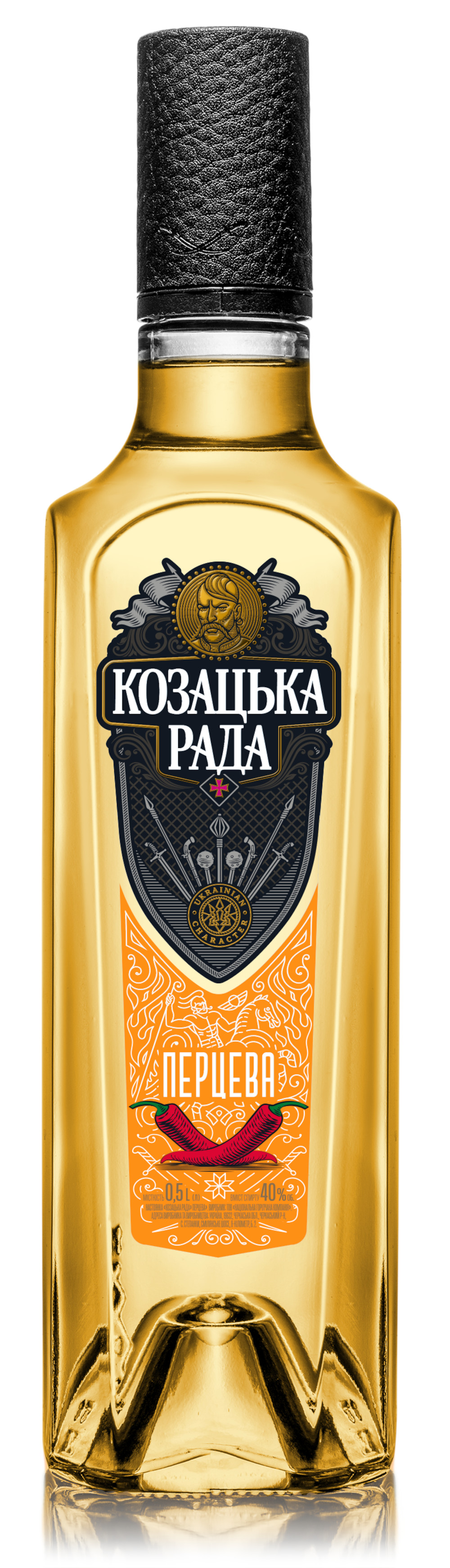 Wódka Kozacka Rada Pepper -  500 ml 40%