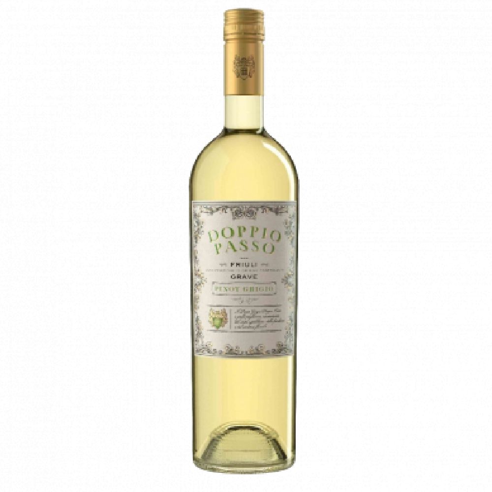 Wino Doppio Passo Pinot Grigio 12,5% białe wytrawne 750 ml