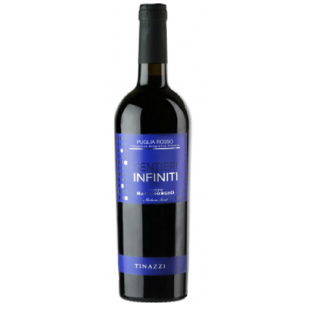 Wino Sentieri Infiniti Puglia Rosso Medium Sweet 13% czerwone półsłodkie 750 ml