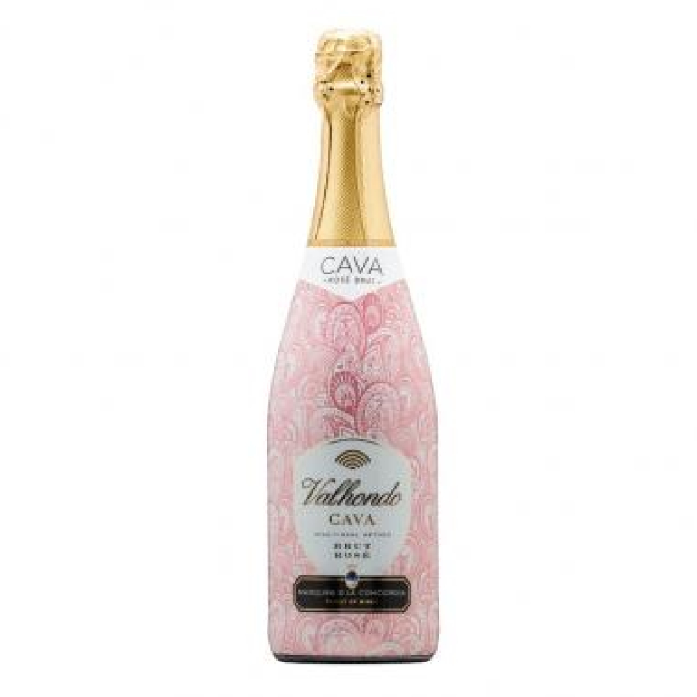 Wino Cava Valhondo Brut Rose 11,5% różowe wytrawne 750 ml