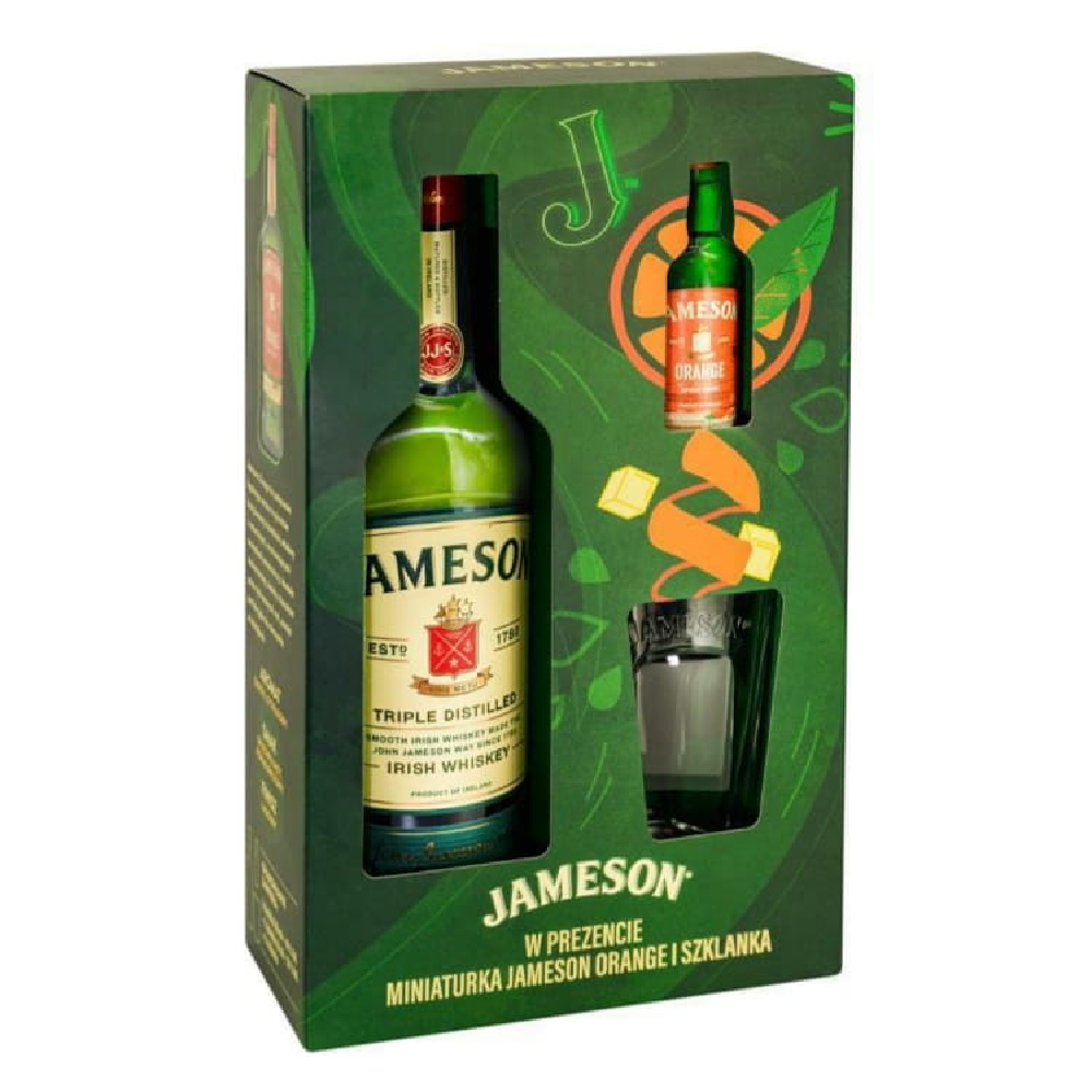 Whisky Jameson 40% 700 ml + szklanka