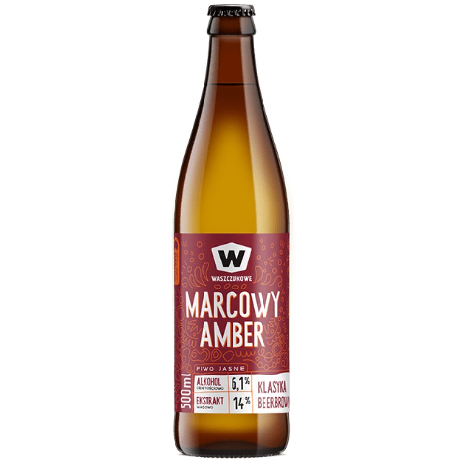 Piwo Waszczukowe Marcowy Amber 6,1% 500 ml