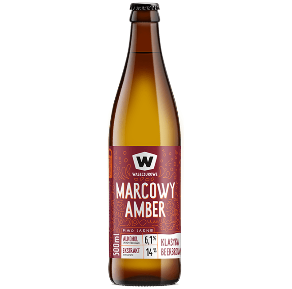 Piwo Waszczukowe Marcowy Amber 6,1% 500 ml
