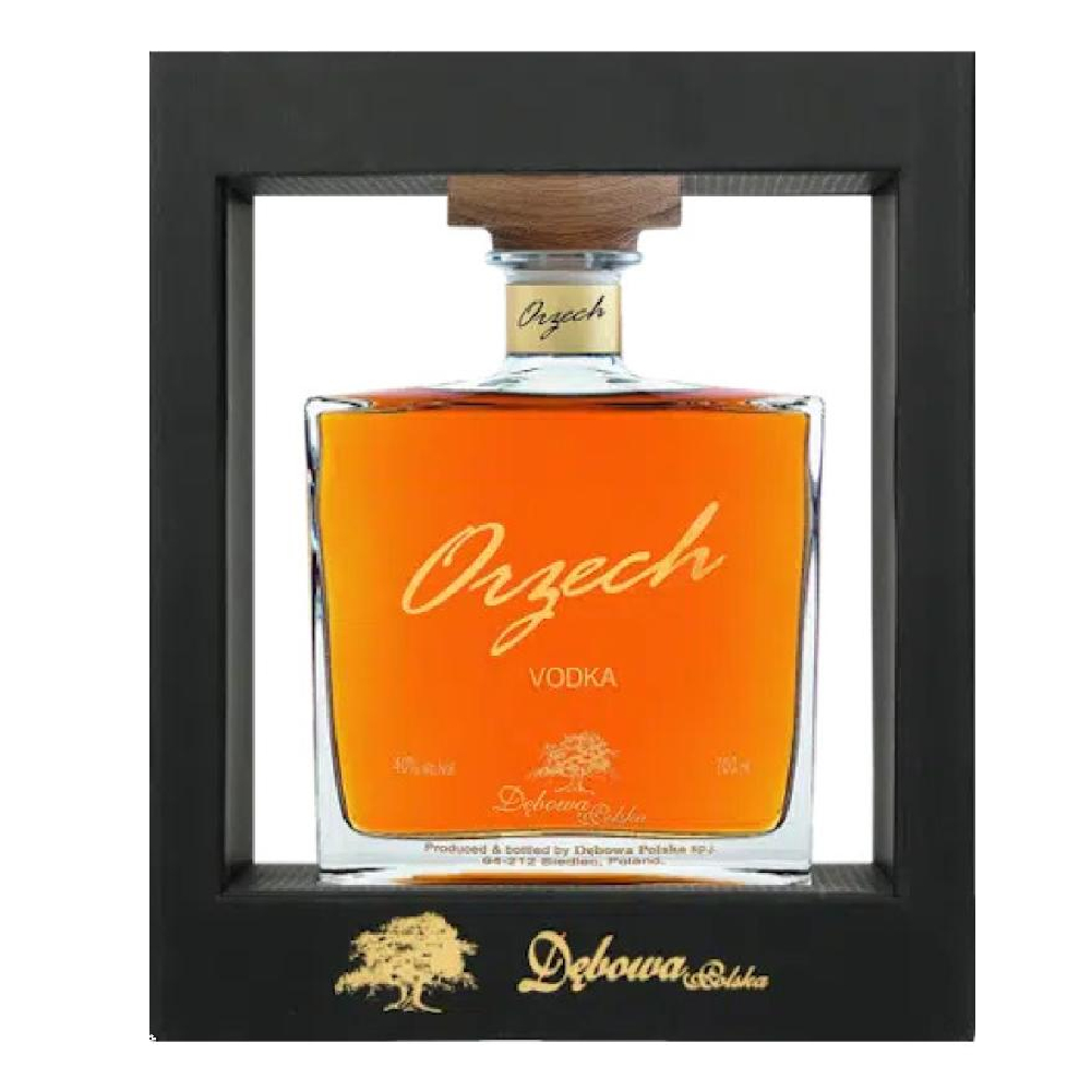 Wódka Dębowa Polska Orzech 40% 700 ml w karafce