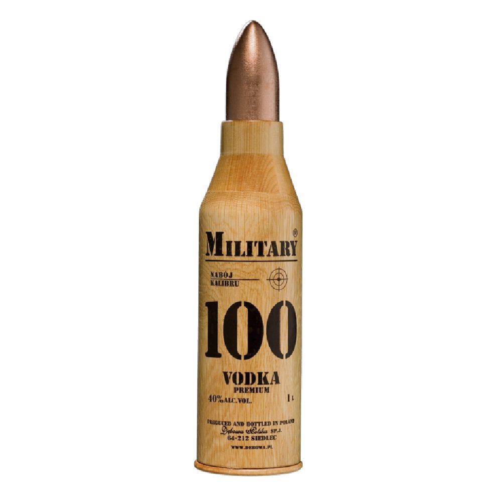 Wódka Dębowa Polska Military Nabój 40% 500 ml