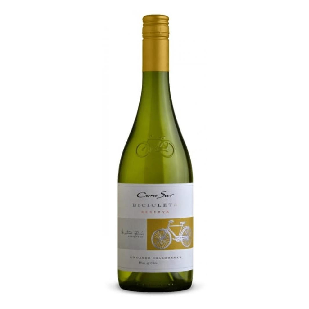 Wino Cono Sur Bicicleta Chardonnay 13,5% białe wytrawne 750 ml