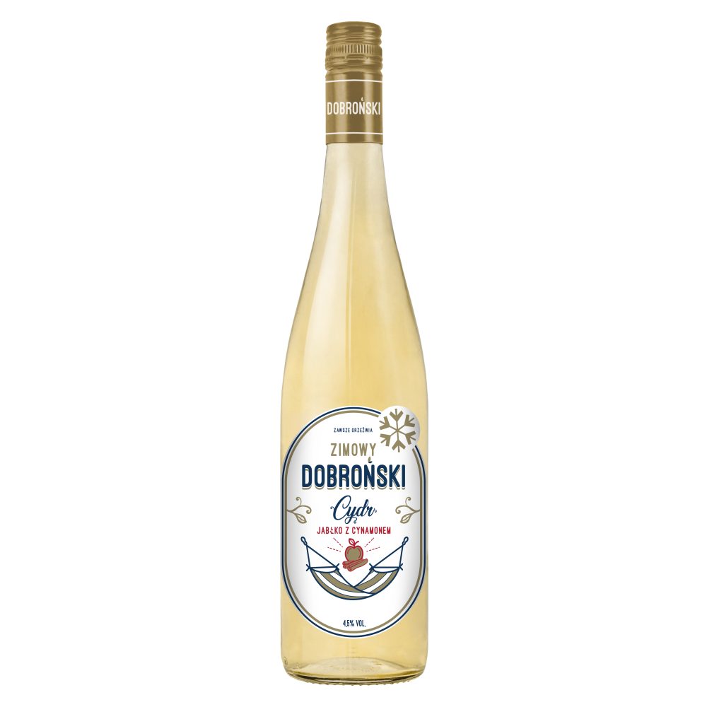 Cydr Dobroński Jabłko z Cynamonem 4,5% 750 ml