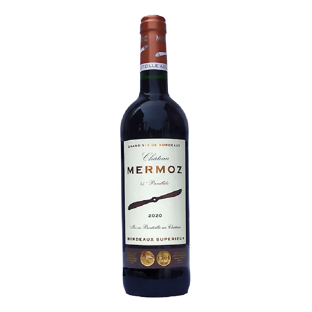 Wino Chateau Mermoz 45'Parllele Bordeaux Superieur 14% czerwone wytrawne 750 ml