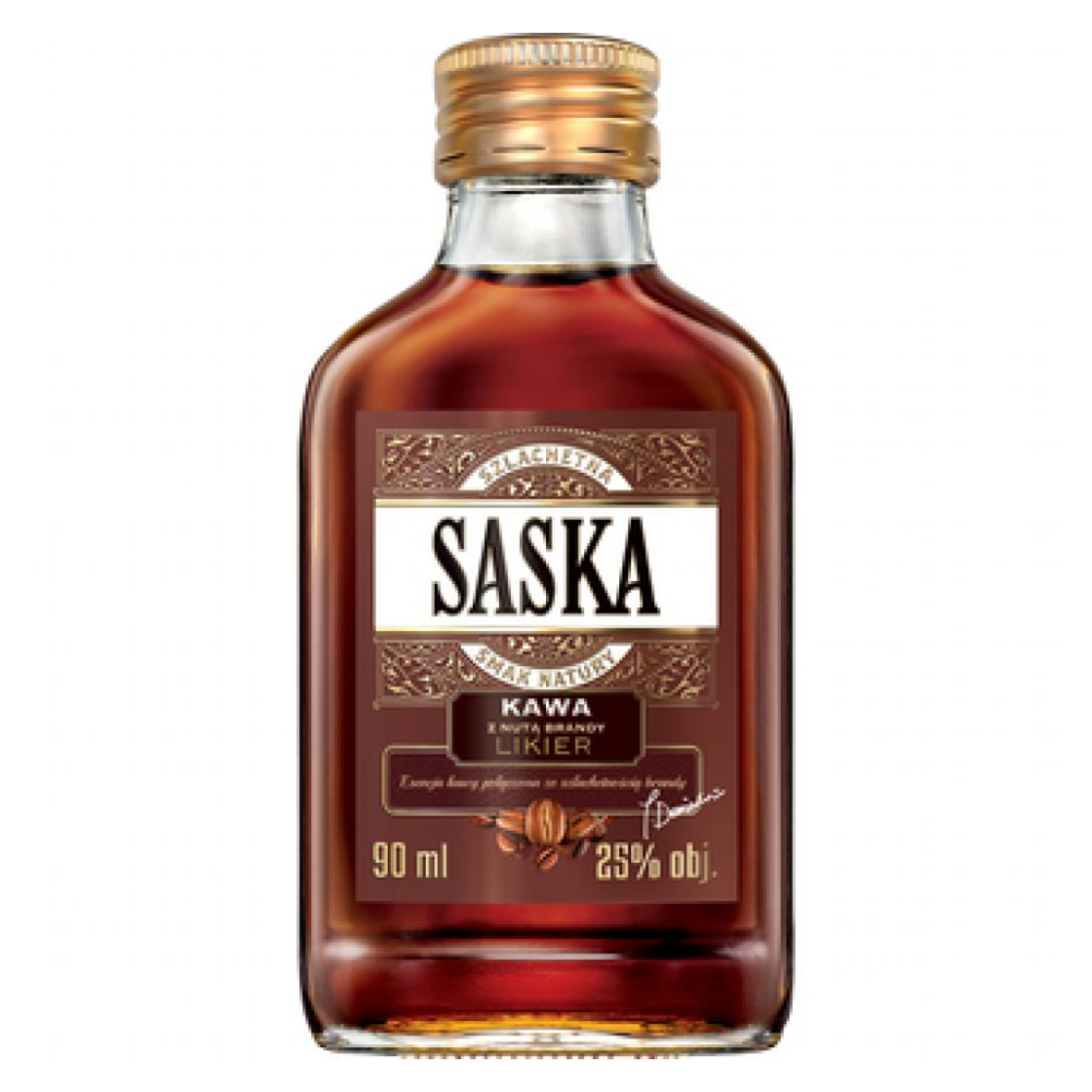 Saska Kawa z Nutą Brandy 25% 90 ml