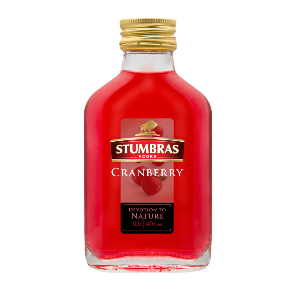 Wódka Stumbras Cranberry 40% 100 ml