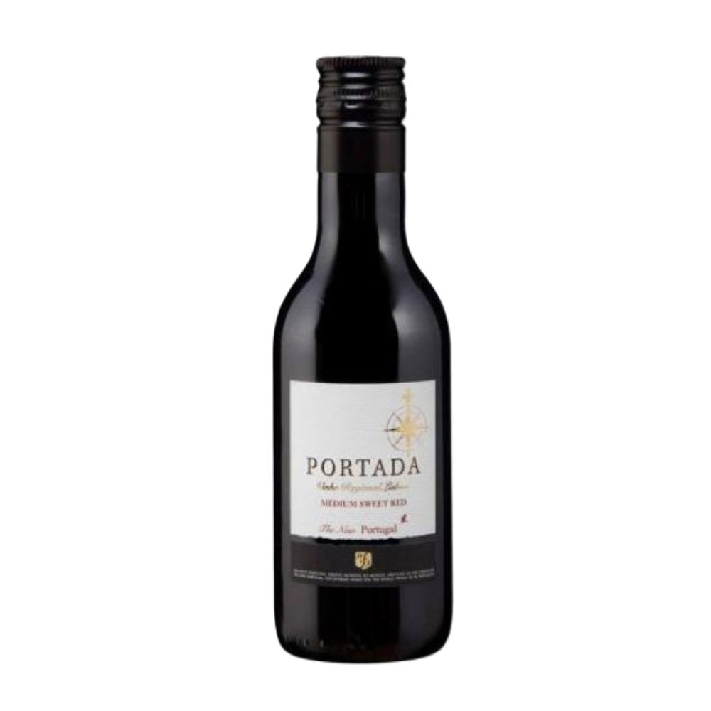 Wino Portada Lisboa 11,5% czerwone półsłodkie 187 ml