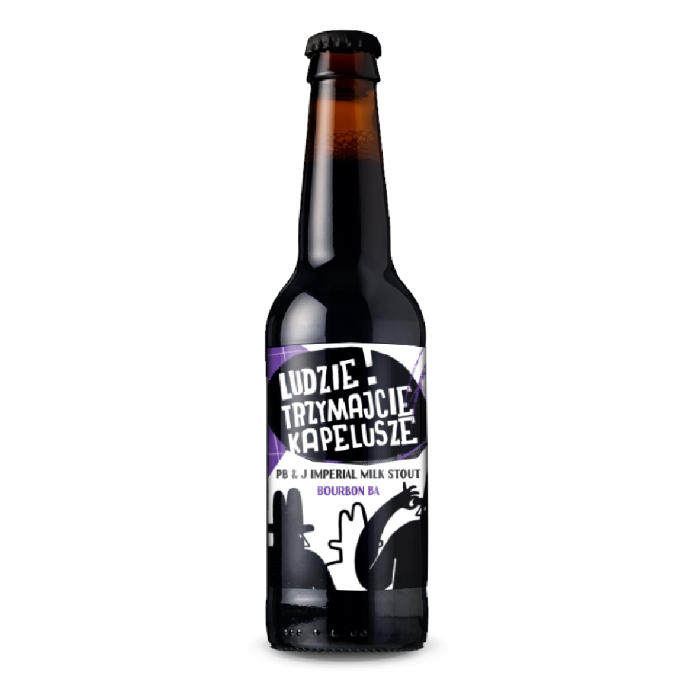 Piwo Brokreacja Ludzie Trzymajcie Kapelusze Wild Turkey Bourbon BA 11% 330 ml