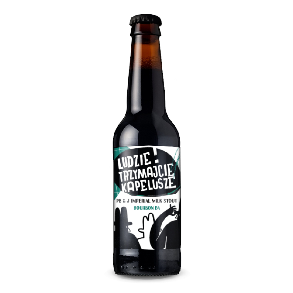 Piwo Brokreacja Ludzie Trzymajcie Kapelusze Woodford Bourbon BA 10,1% 330 ml