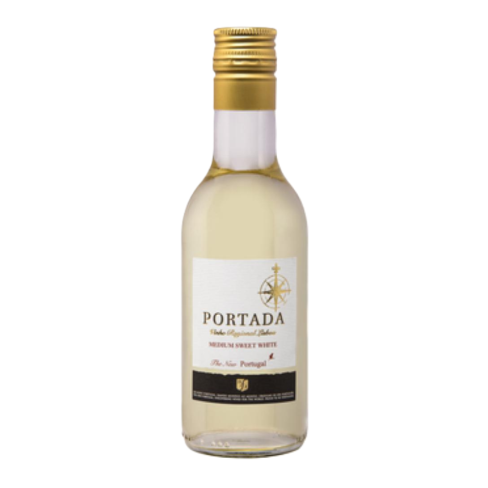 Wino Portada Lisboa 11,5% białe półsłodkie 187 ml