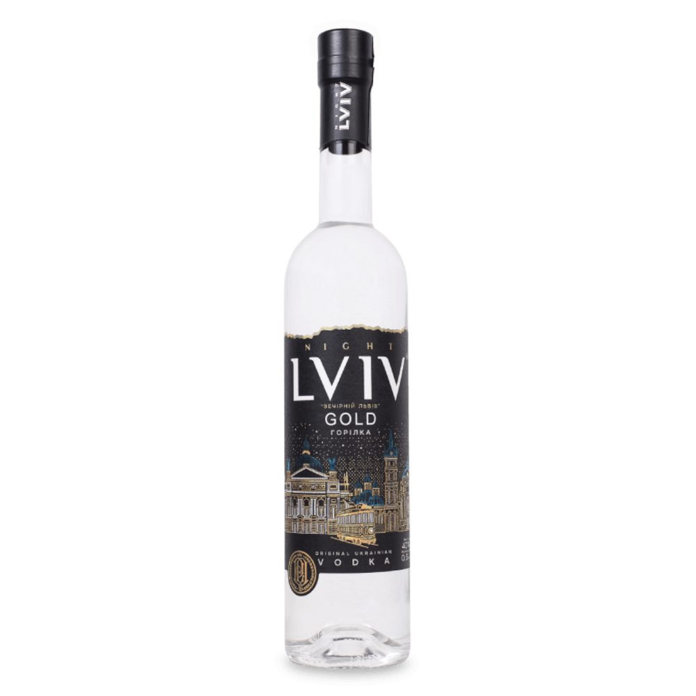 Wódka Lwów Nocą Gold 40% 500 ml