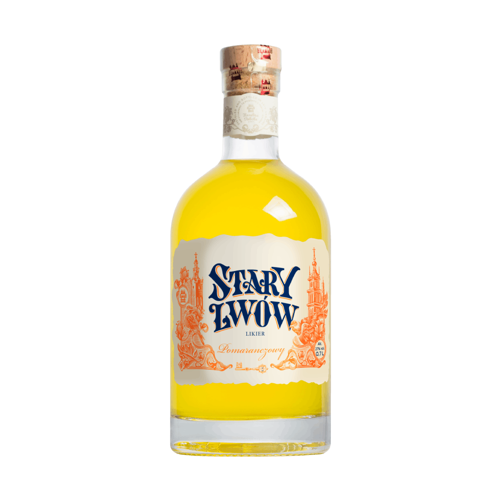 Likier Stary Lwów Pomarańczowy 27% 700 ml
