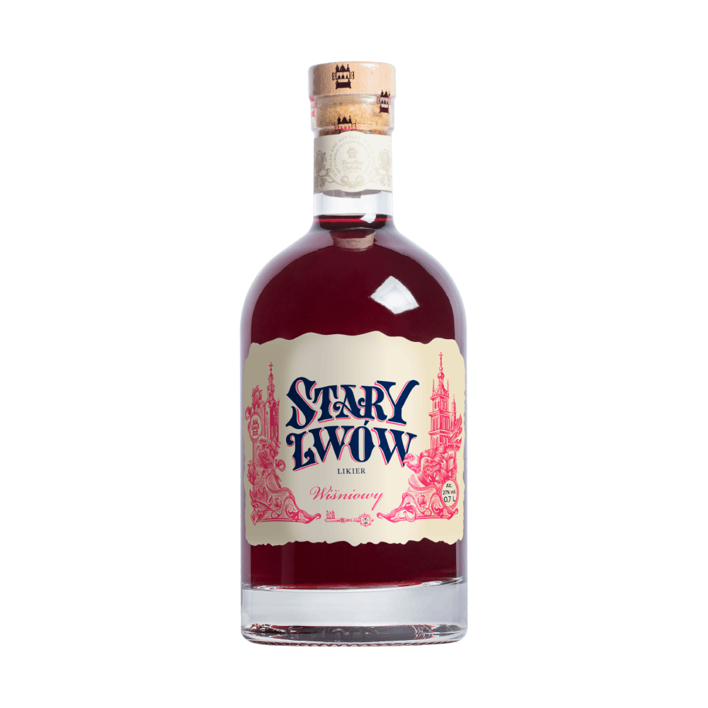 Likier Staryy Lwów Wiśniowy 27% 700 ml