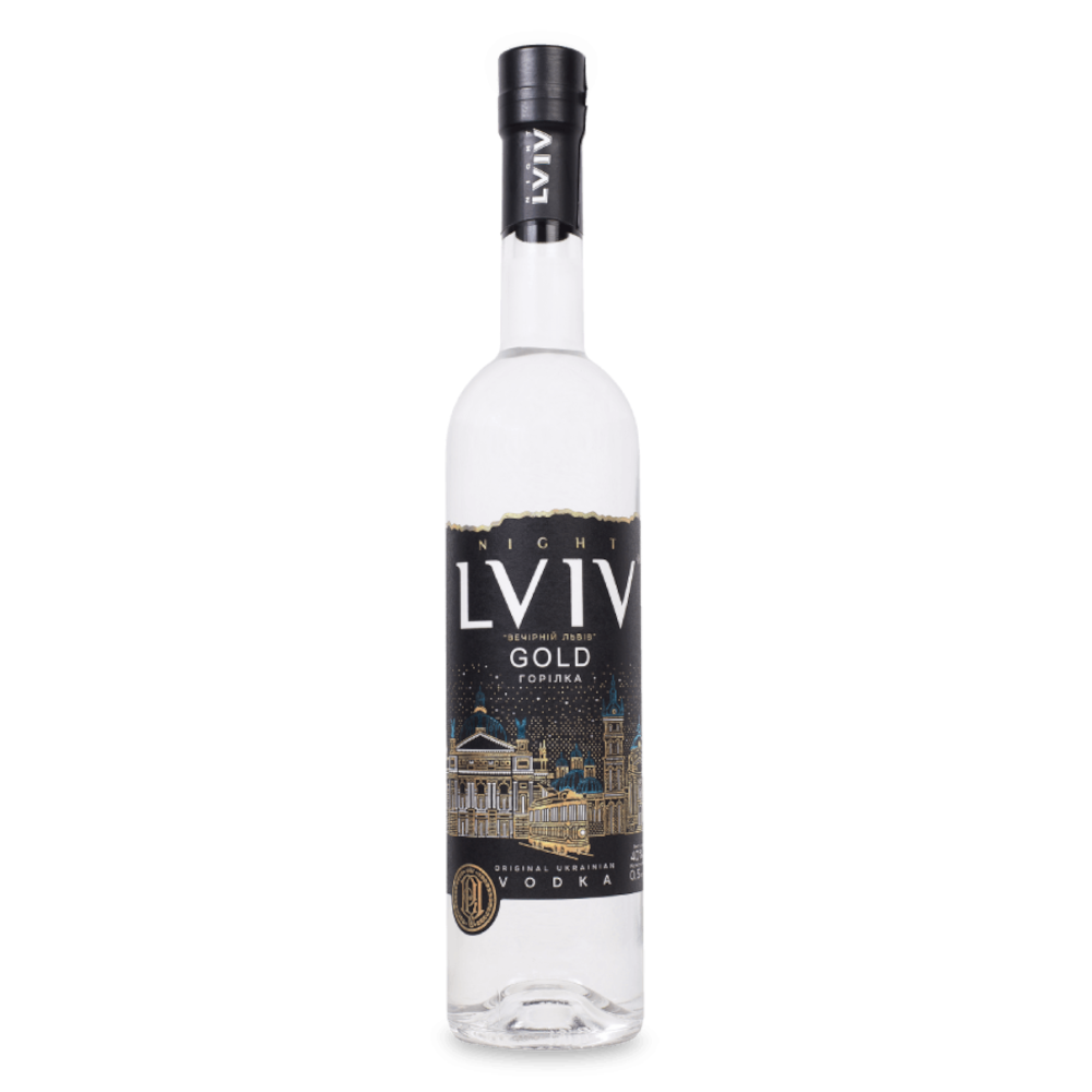 Wódka Lwów Nocą Gold 40% 500 ml