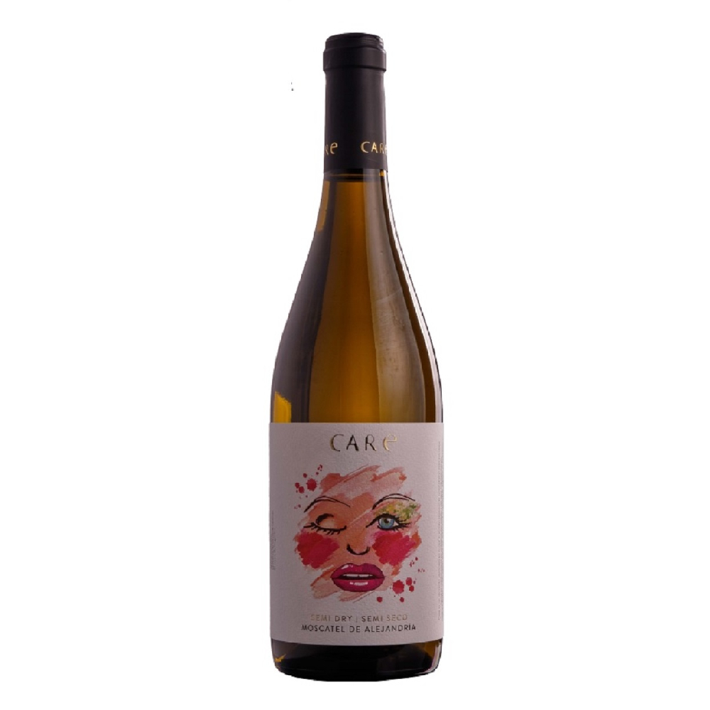 Wino Care Semi Dry Moscatel 11,5% białe półwytrawne 750 ml