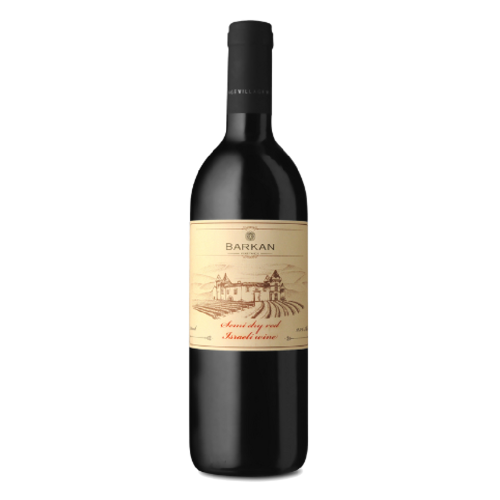 Wino Barkan czerwone półwytrawne 750 ml