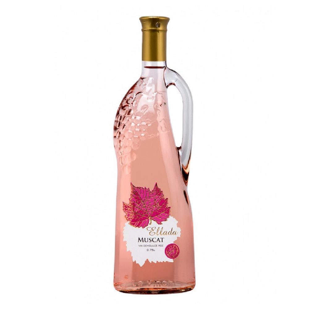Wino TiM Ellada Muscat 11% różowe półsłodkie 750 ml