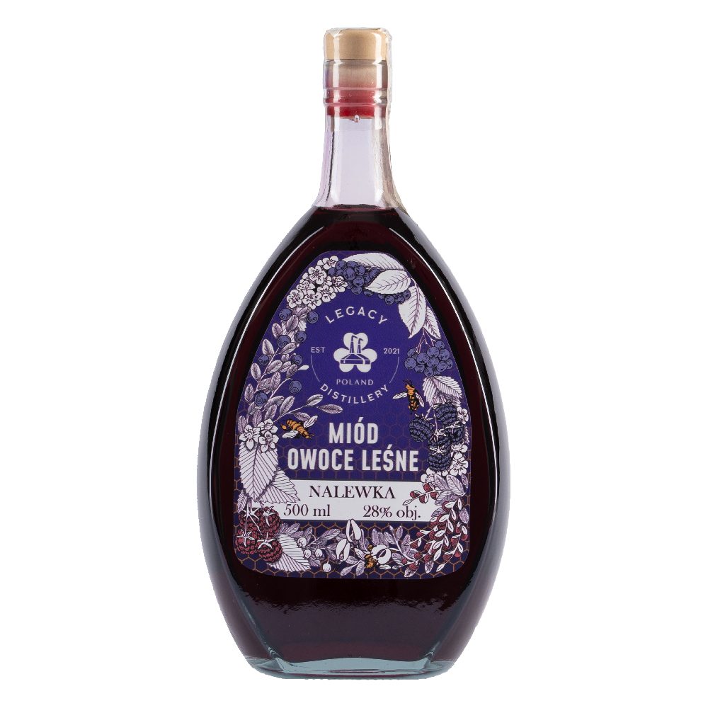 Nalewka Legacy Distillery Miód, Owoce Leśne 28% 500 ml