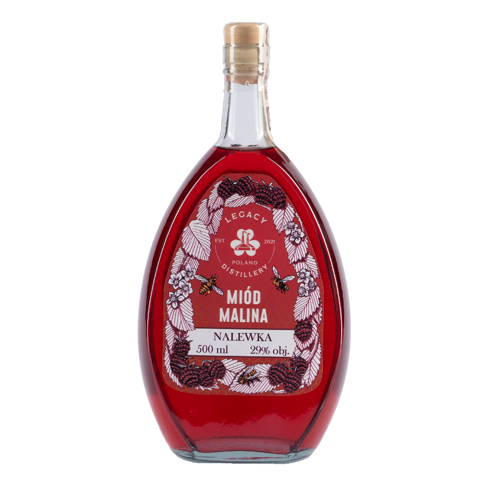 Nalewka Legacy Distillery Miód, Malina 29% 500 ml