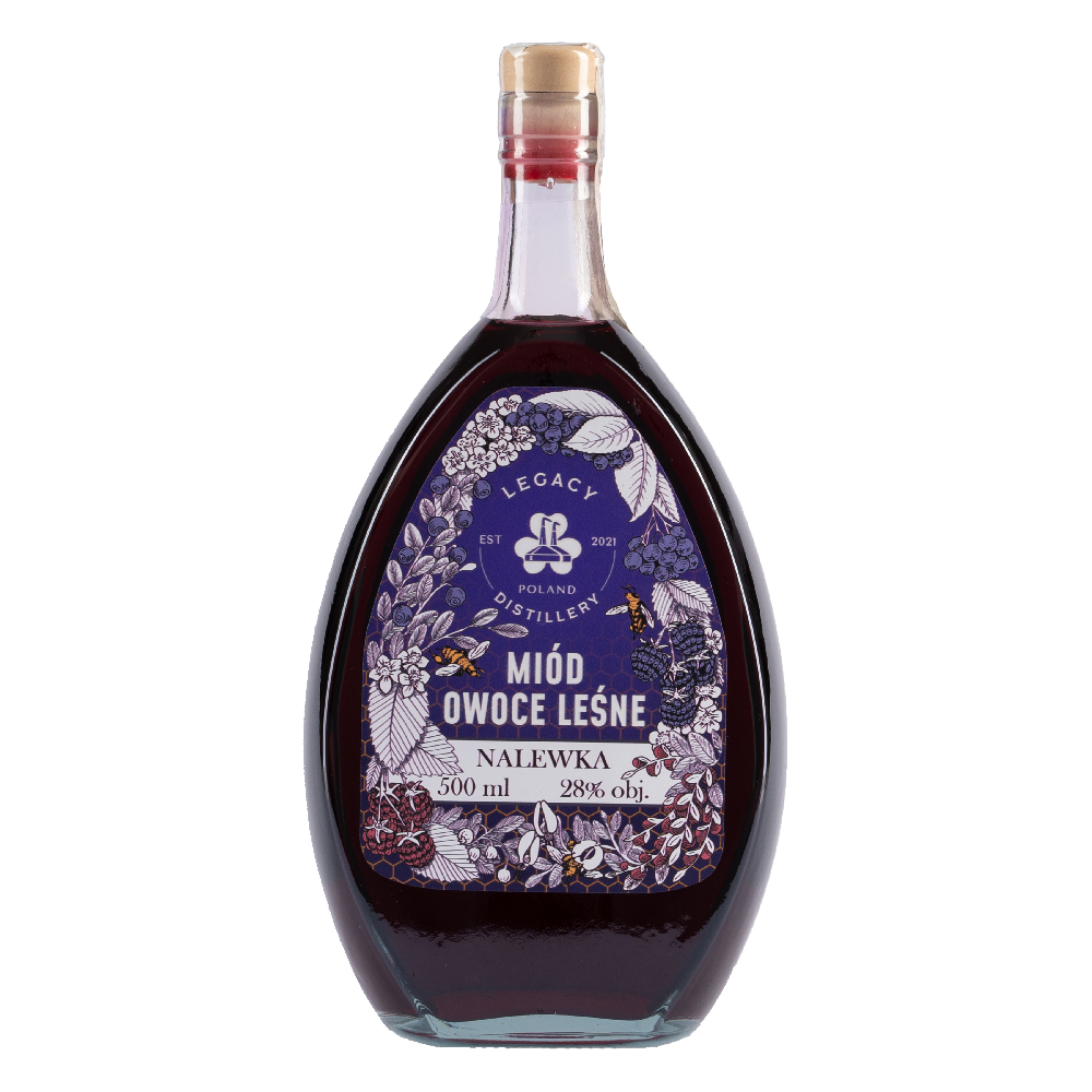 Nalewka Legacy Distillery Miód, Owoce Leśne 28% 500 ml