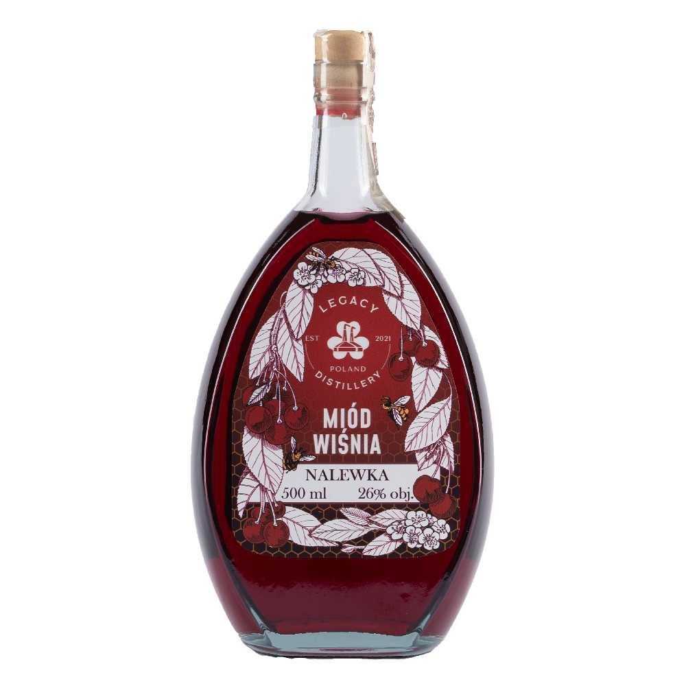 Nalewka Legacy Distillery Miód, Wiśnia 26% 500 ml