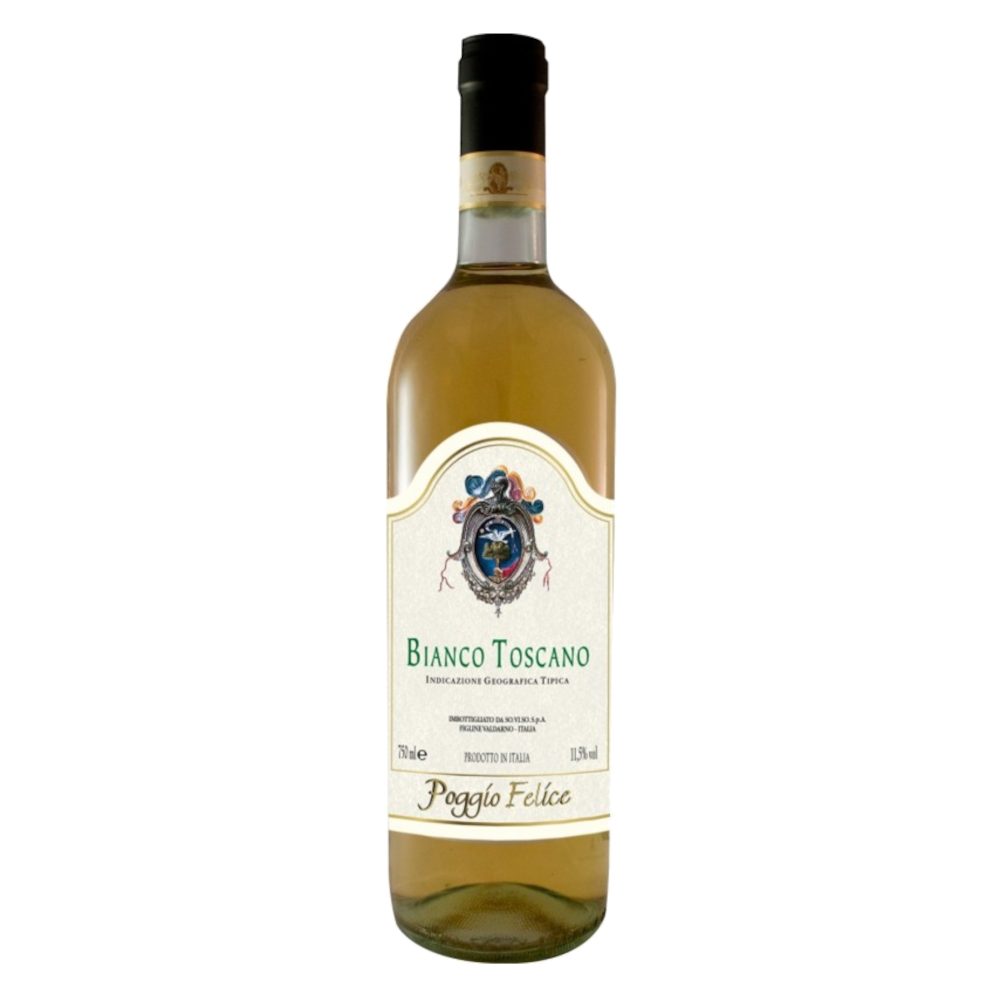 Wino Poggio Felice Toscana Bianco 12% białe wytrawne 750 ml