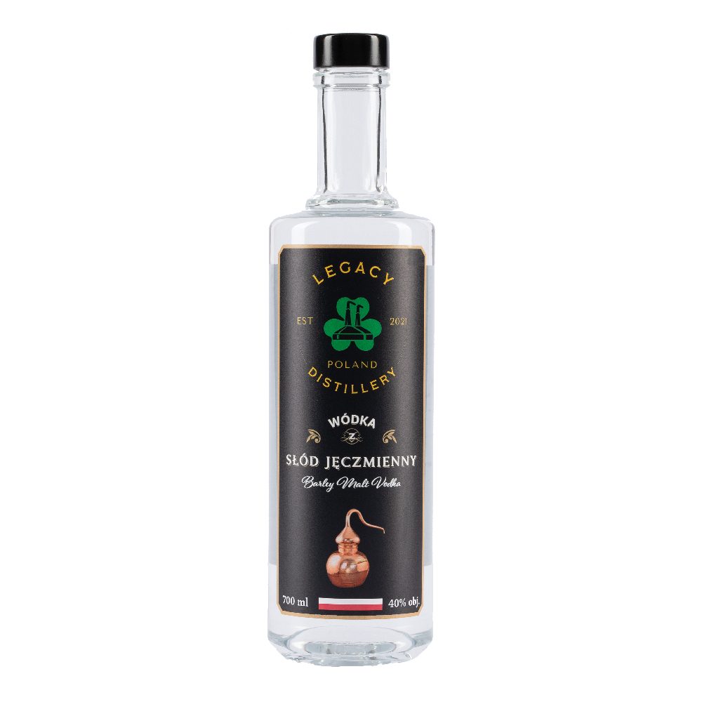 Wódka Legacy Distillery Słód Jęczmienny 40% 700 ml