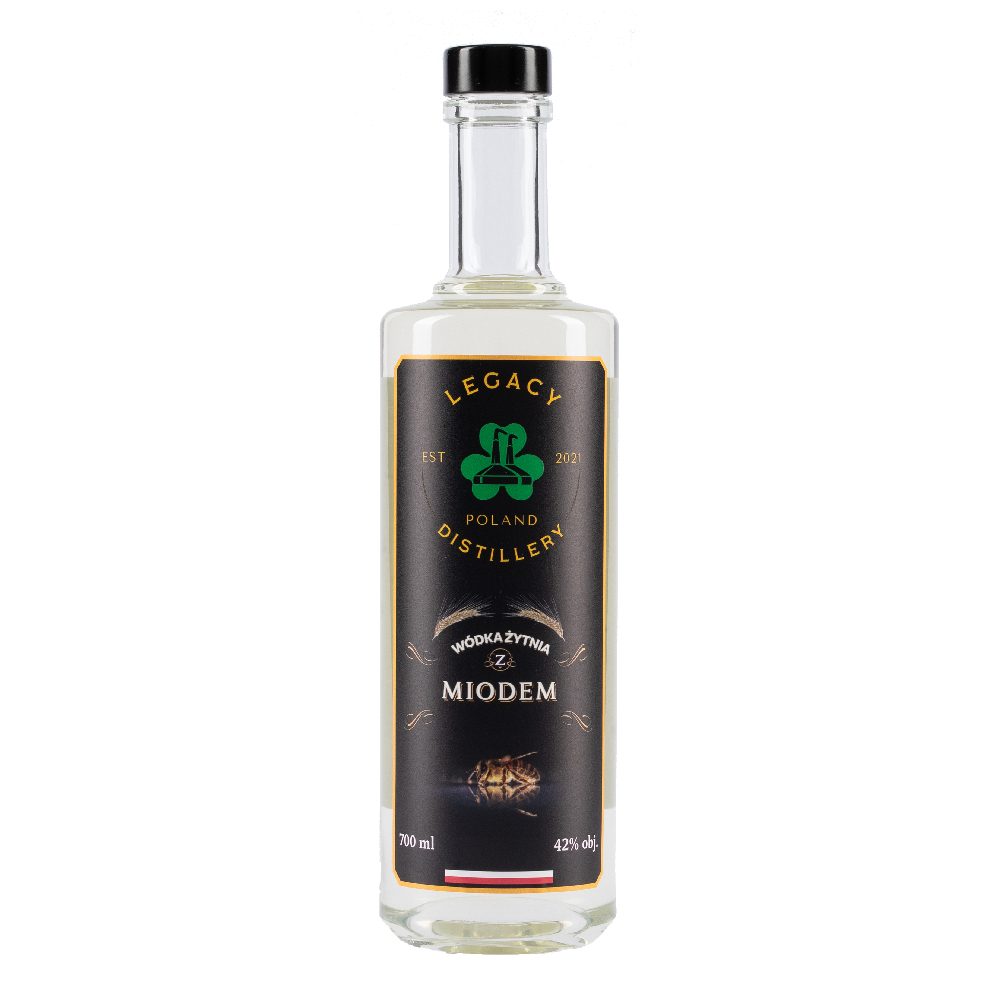 Wódka Legacy Distillery Żytnia z Miodem 42% 700 ml