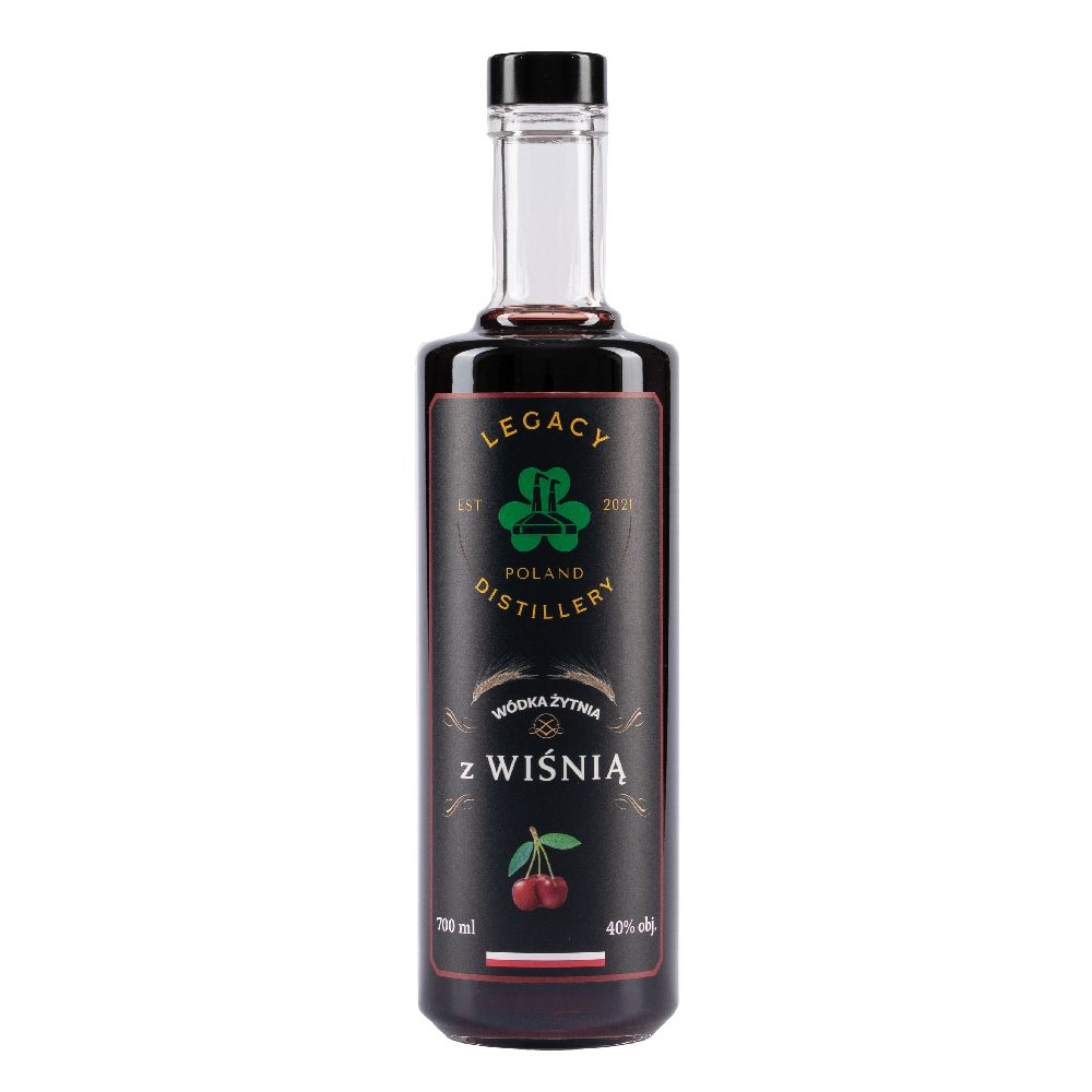 Wódka Legacy Distillery Żytnia z Wiśnią 40% 700 ml